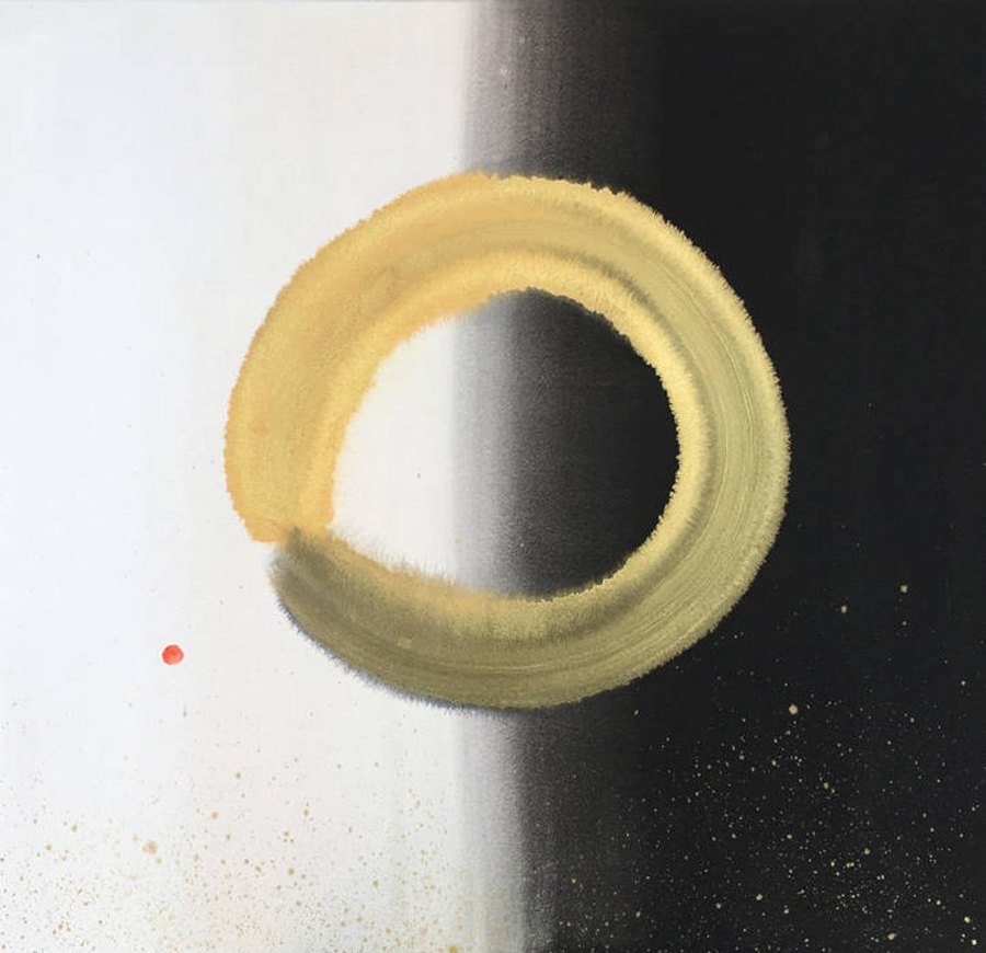 Enso, círculo pintado de un solo trazo